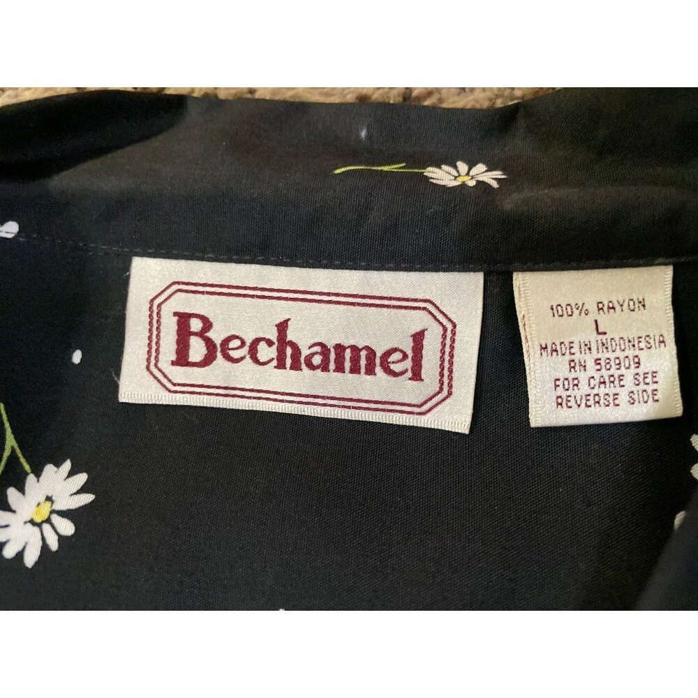 Vintage Bechamel Daisy Blouse Womens L Used Daisy Summer Spring - Picture 6 of 10